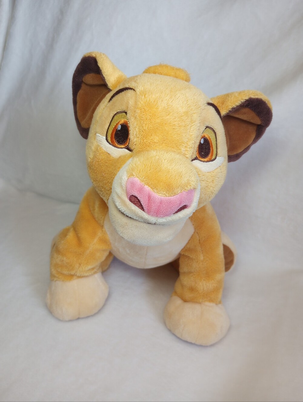 Vtg Walt Disney Parks Exclusive Lion King Simba Cub 13" Plush Toy Discontinued